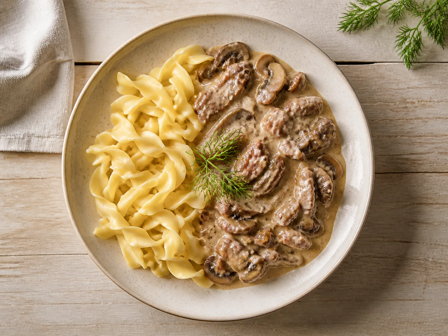 Beef Stroganoff