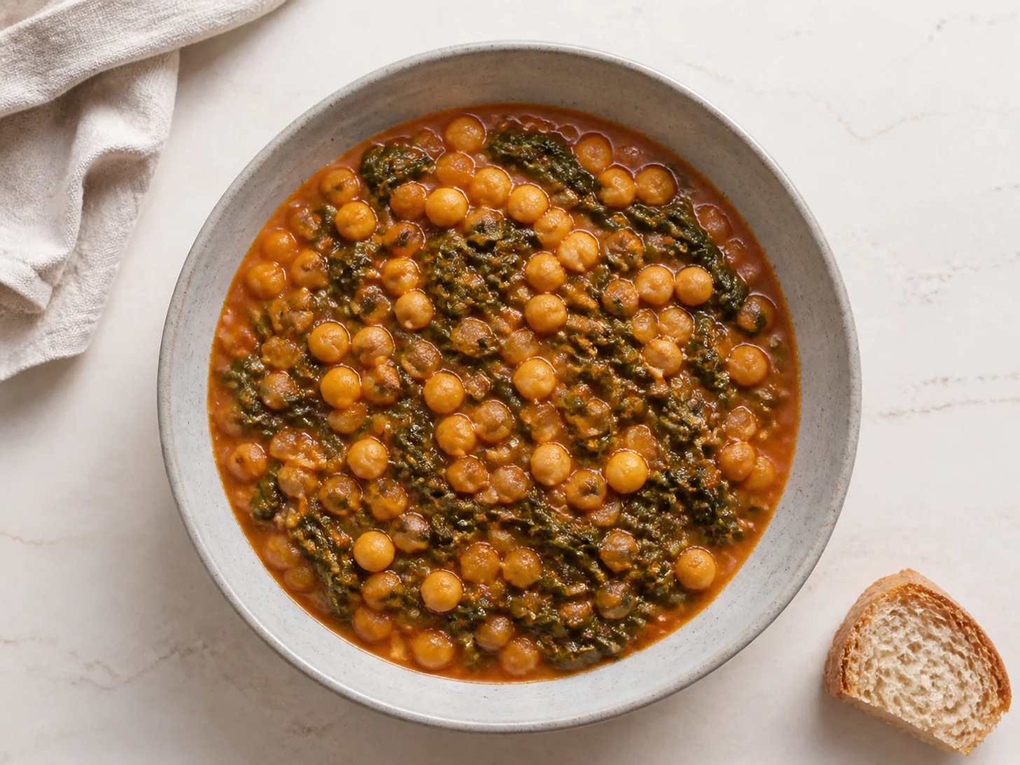 Chickpea and Spinach Stew