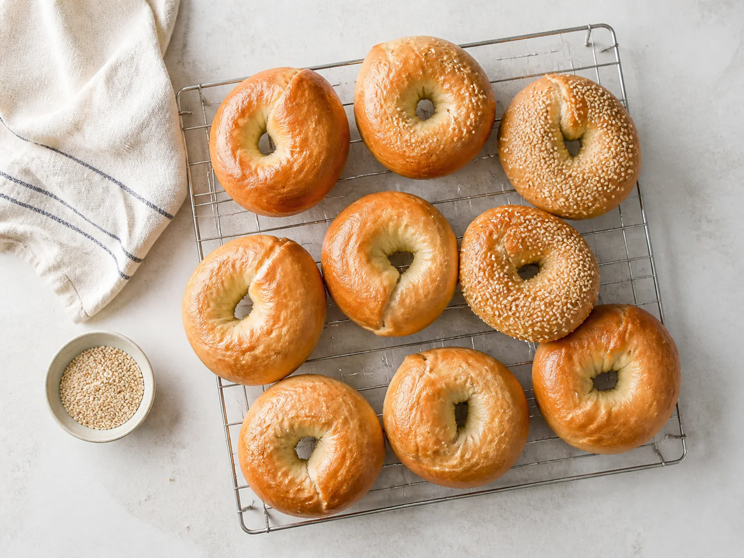 Hand-Rolled Bagels