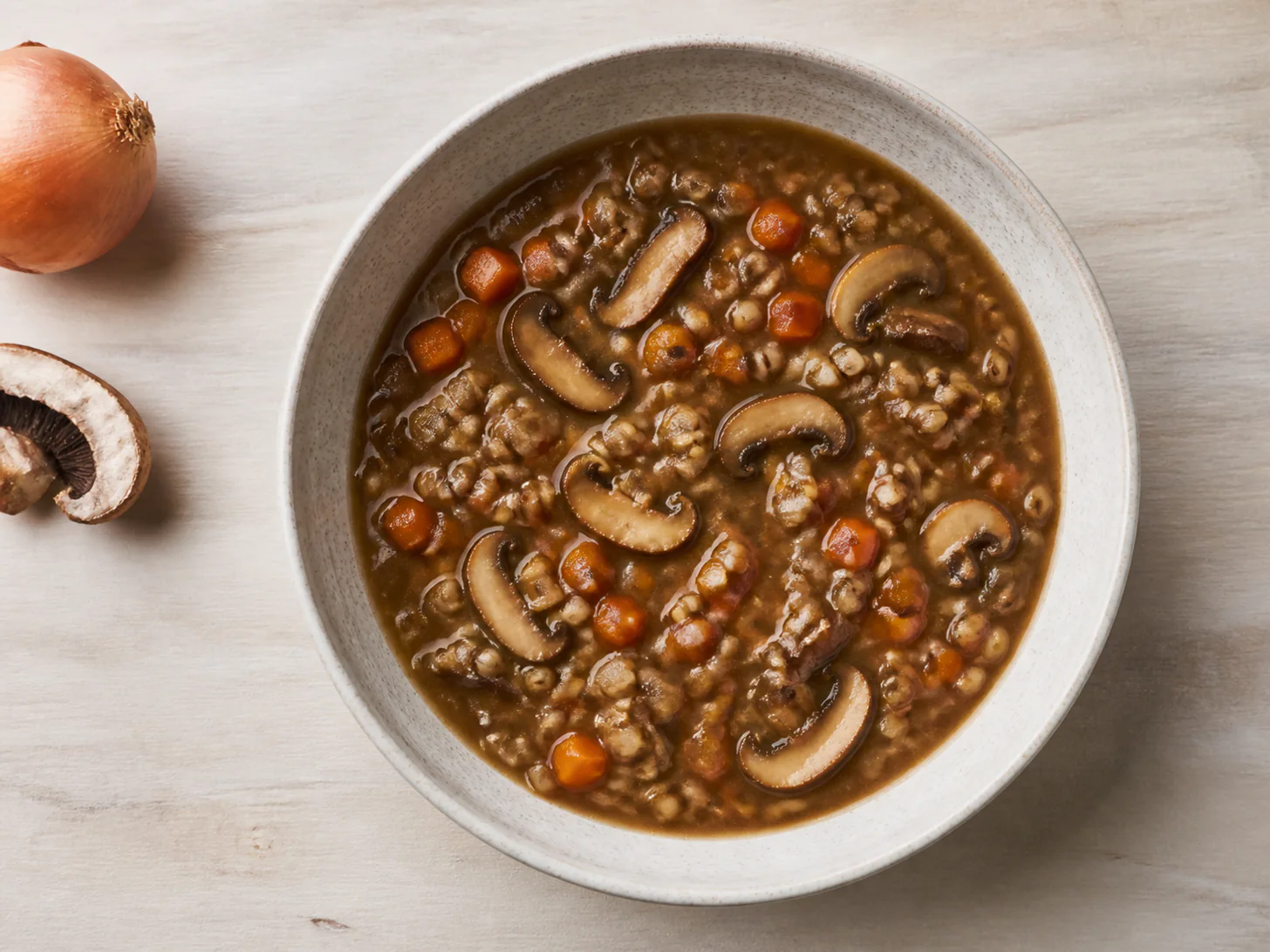 Mushroom and Barley Soup