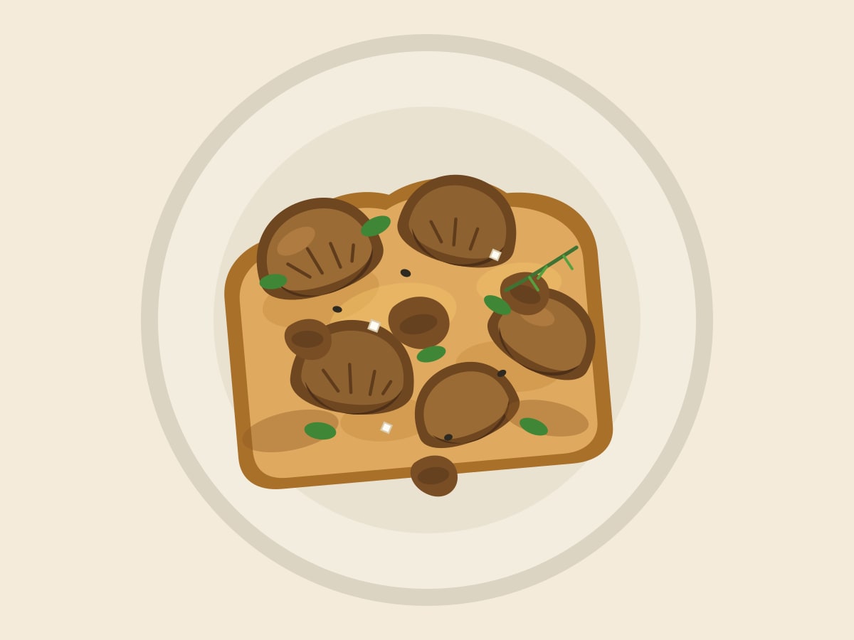 Mushrooms on Toast