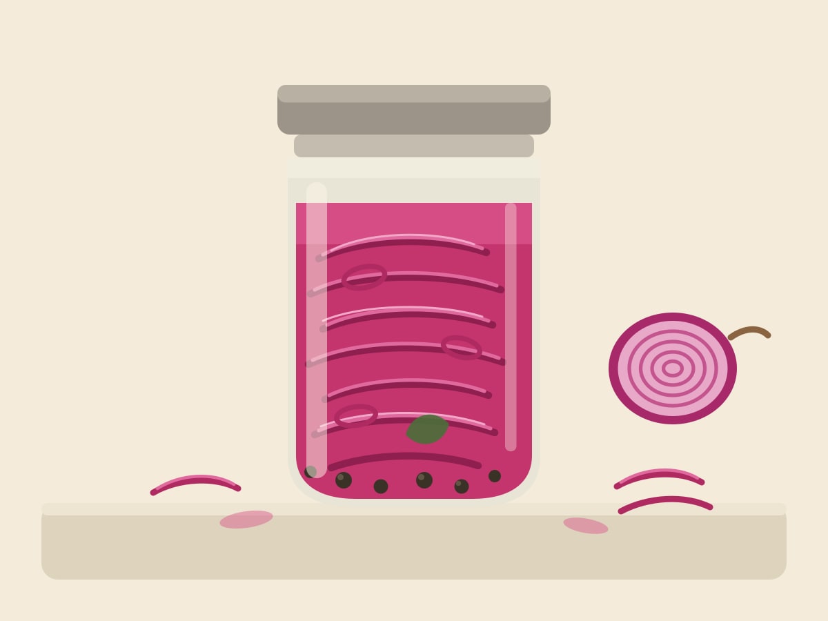 Quick Pickled Red Onions
