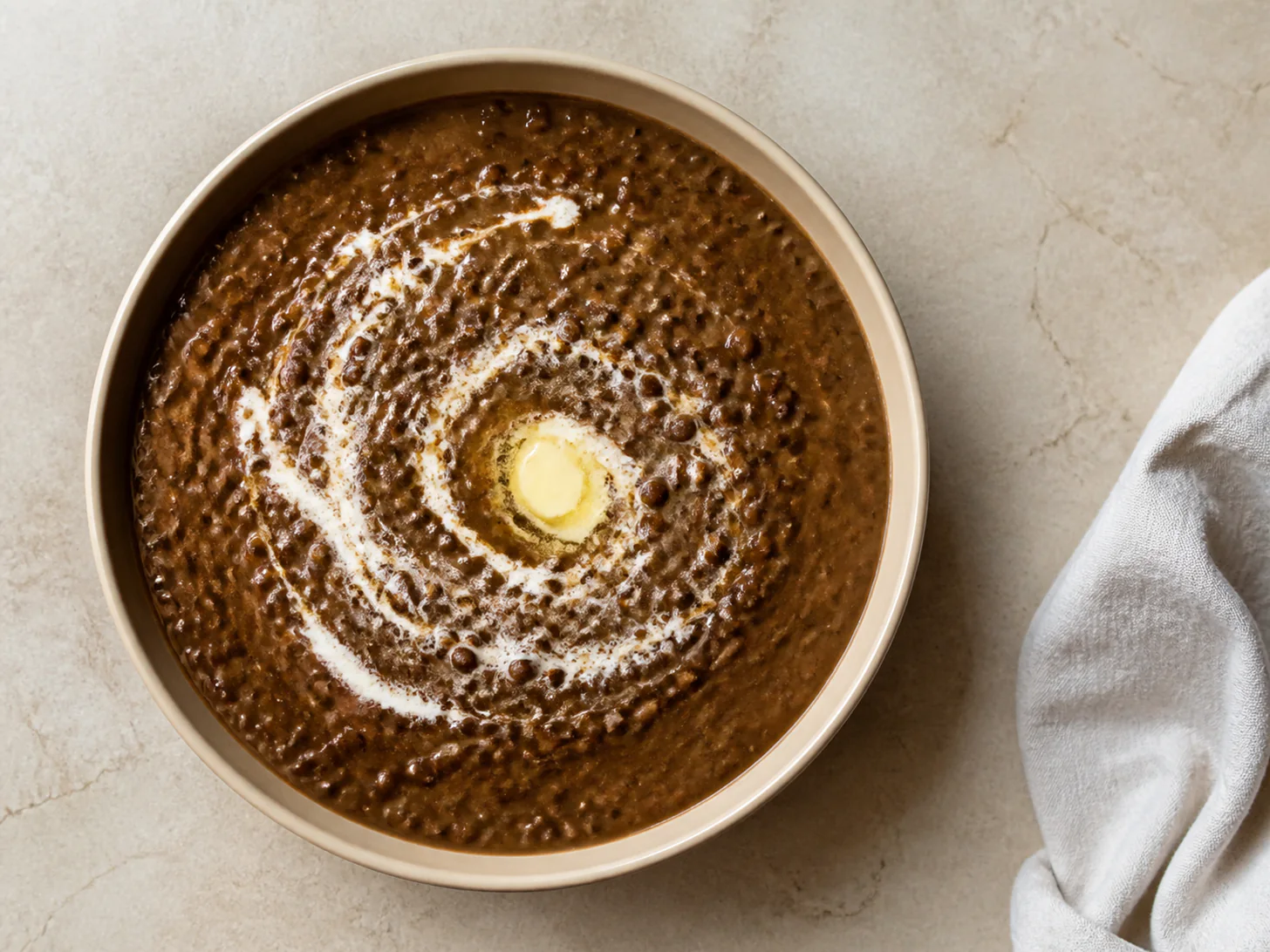 Slow-Cooked Black Dal